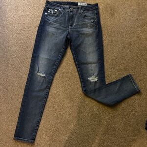 AG Adriano Goldschmied Faded Indigo Skinny Jeans